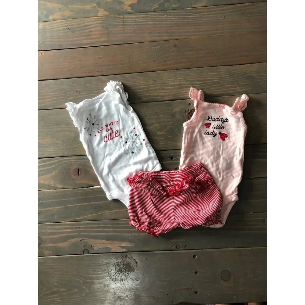39 piece baby girls Carters clothes size 3 months